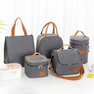 Portable Insulation Bag Student Outdoor Large Capacity Picnic Cooler Bag Set