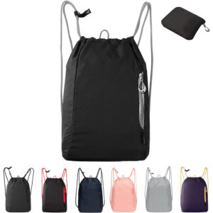 Waterproof and Foldable Gym Sport Sack Pack Gym Gift Bag Drawstring Bag Sport