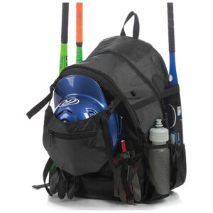 Baseball Backpack Softball Bag with External Helmet Holder