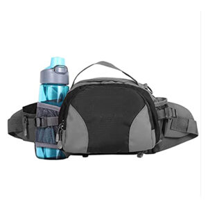 Outdoor Sport Hiking Water Resistant Waist Fanny Pack With Water Bottle Holder