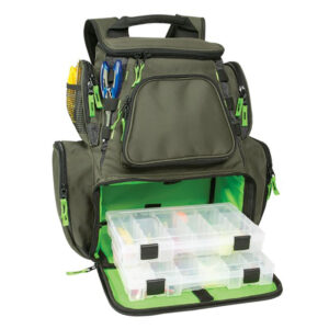 Large Capacity Fishing Tackle Storage Backpack without Trays